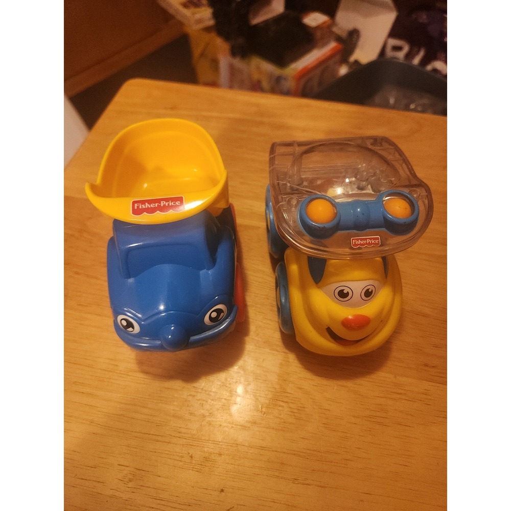 Fisher Price toy trucks
